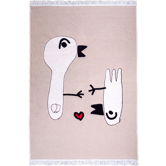 "HOLD MY HAND", by Didem Çabukel, Rug