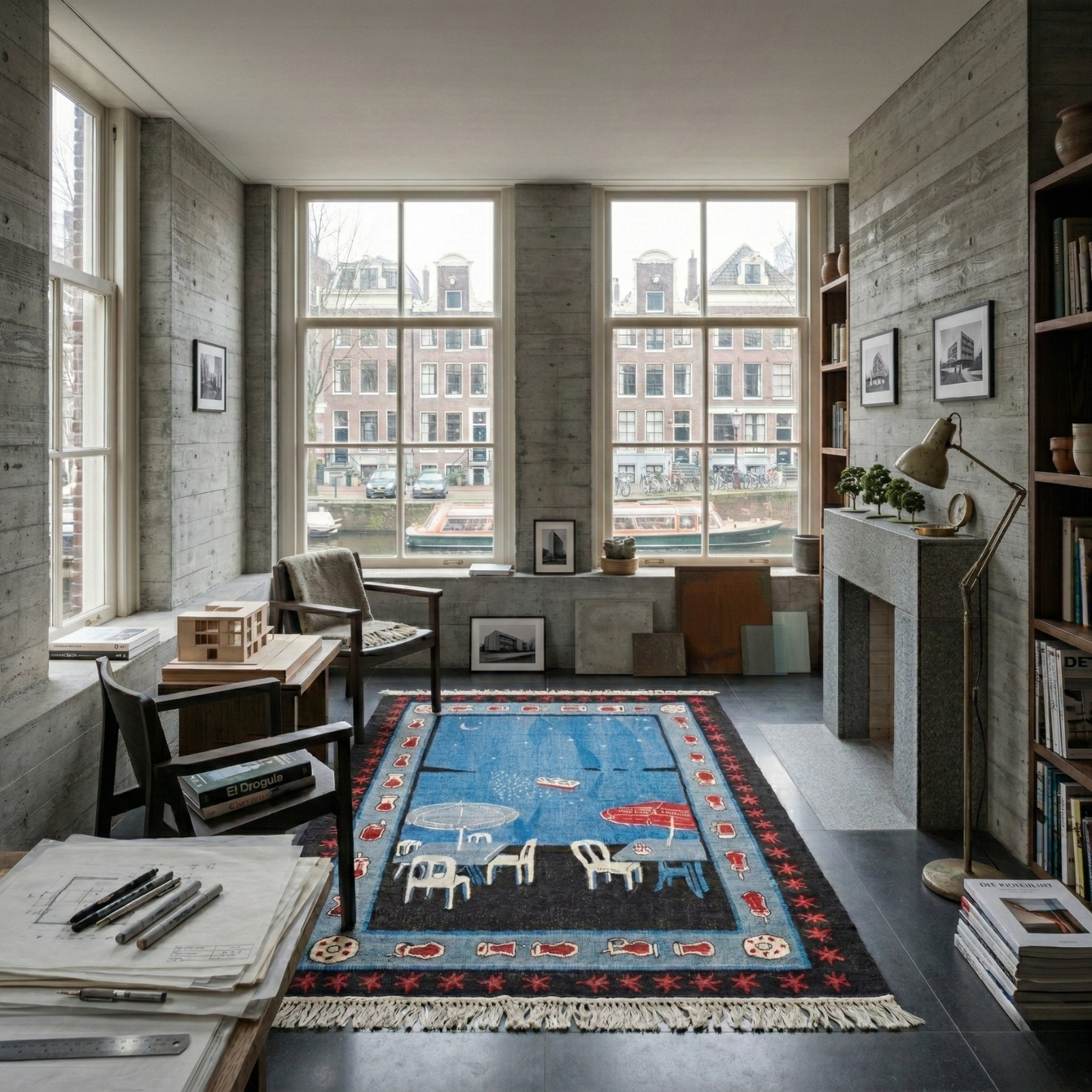 "THE ISLAND TEA", by Vardal Canis, Handwoven rug