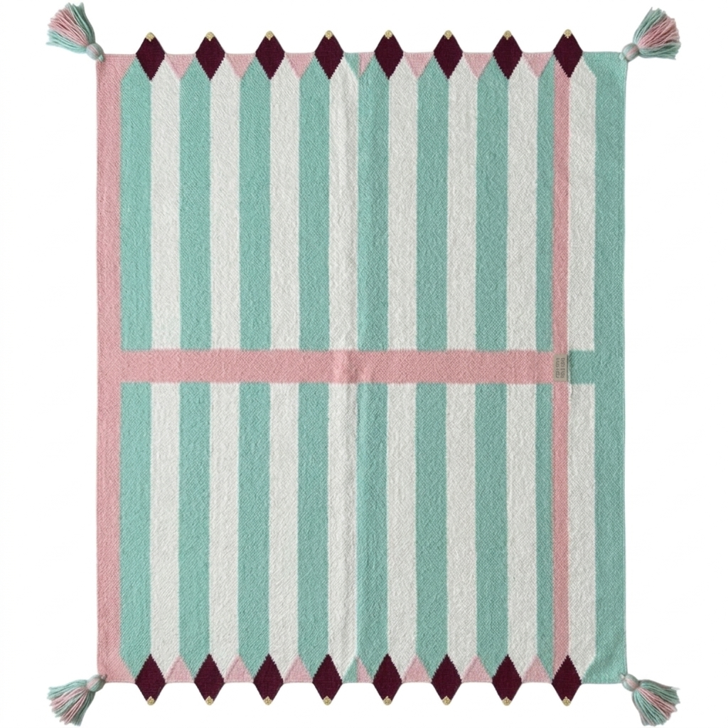 "Ritmus", by Bilge Kalfa, Handwoven rug