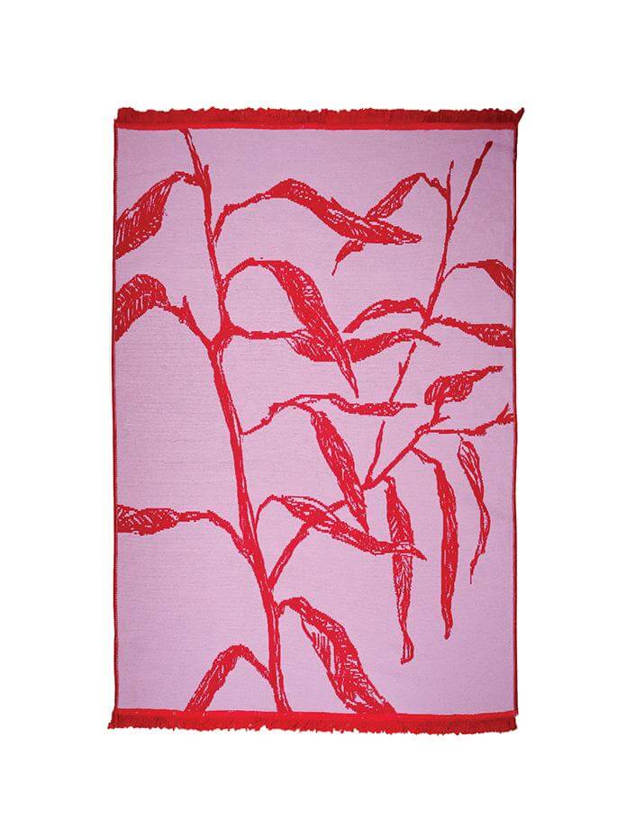 Vegan rug (Double-sided): "BECAUSE OF THE DELICACIES", by Vardal Caniş Su TheKeep