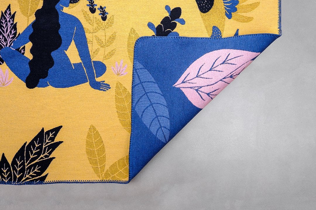 Vegan rug (Double-sided): "SPIRIT ANIMAL", by Joanna Winograd TheKeep