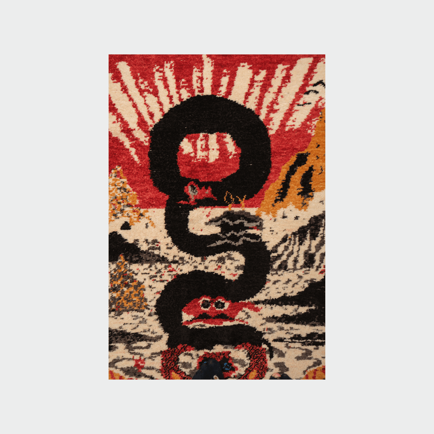 Protector - Designer: Gaye Su Akyol - Handwoven Wool Carpet - TheKeep GlobalHandwoven rug