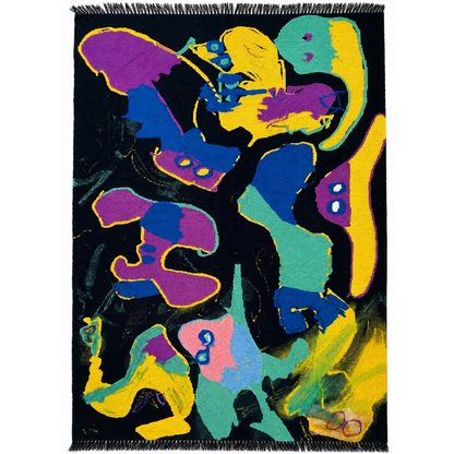 "CHANCE THINGS", by Chance Ricci, Handwoven rug
