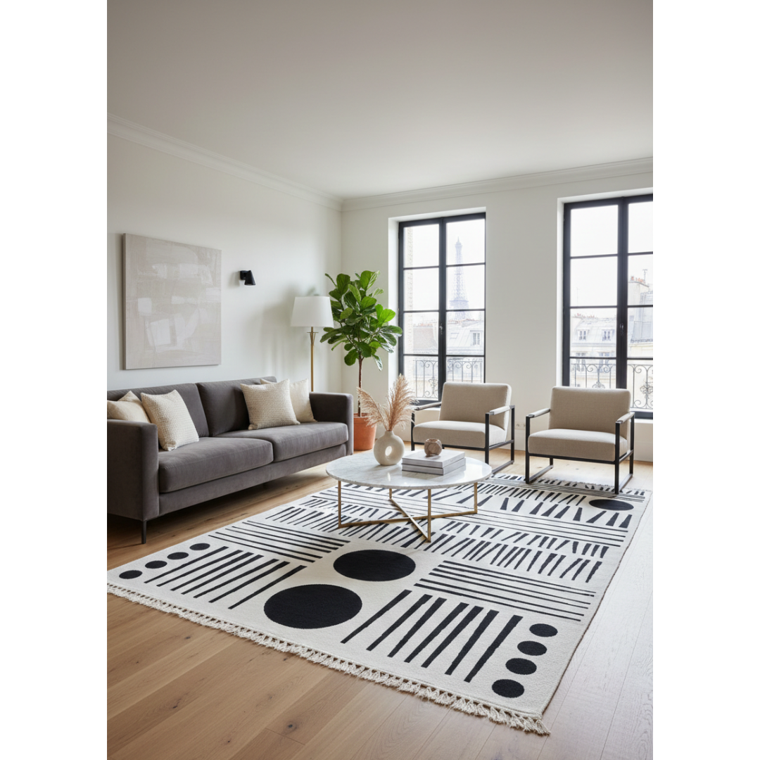 „GRANDMA'S GARDEN“, von Bilge Kalfa, Teppich