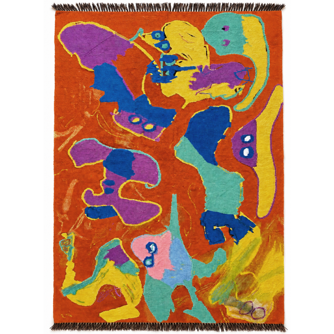 "CHANCE THINGS", by Chance Ricci, Handwoven rug