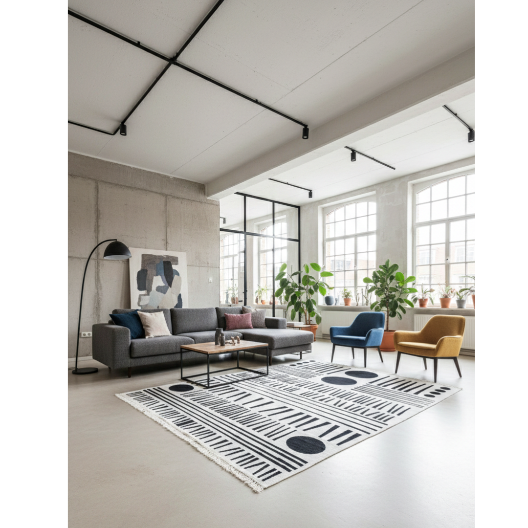 „GRANDMA'S GARDEN“, von Bilge Kalfa, Teppich