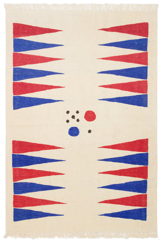 "BLUE RED WHITE", Serap Güneri, Rug