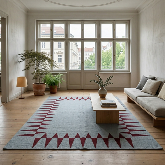 "SECLUDED", by Senem Akçay, Handwoven rug
