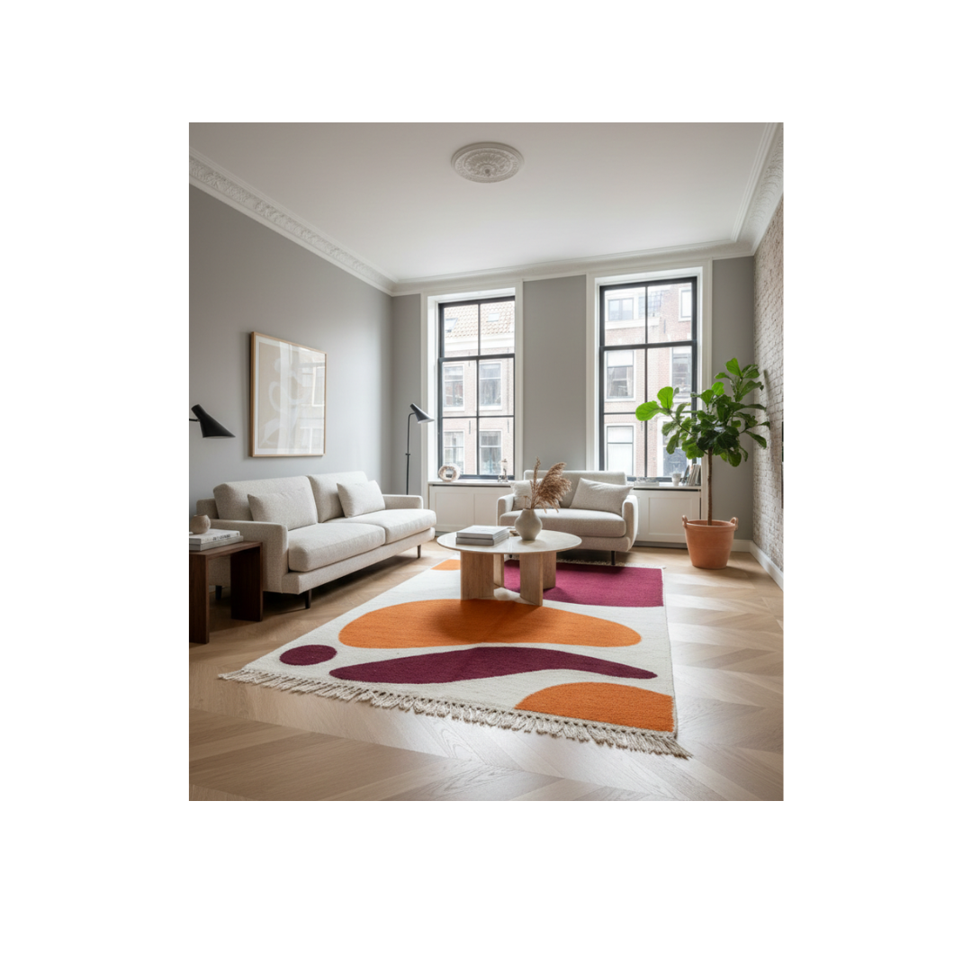 „NEIN“, von Bilge Kalfa, Teppich