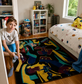 "CHANCE THINGS", by Chance Ricci, Handwoven rug