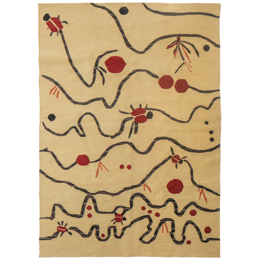 "LADYBUG" by Bilge Kalfa, Handwoven rug