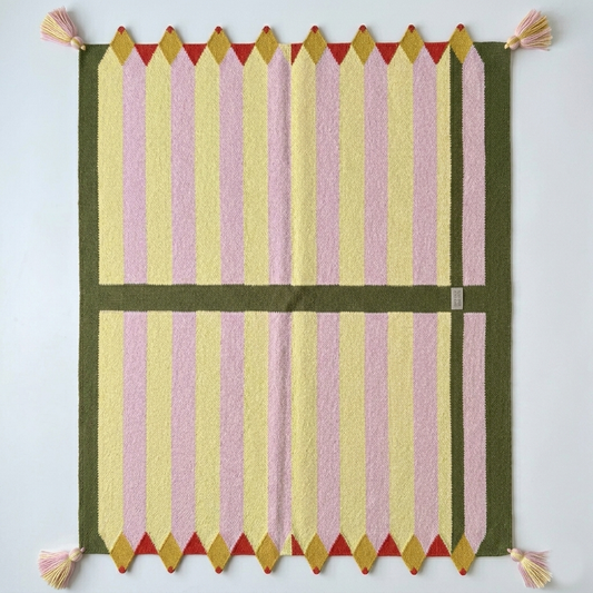 "Ritmus", by Bilge Kalfa, Handwoven rug