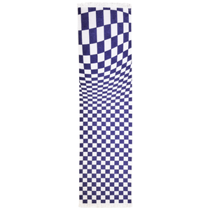 Marineblau und Weiß