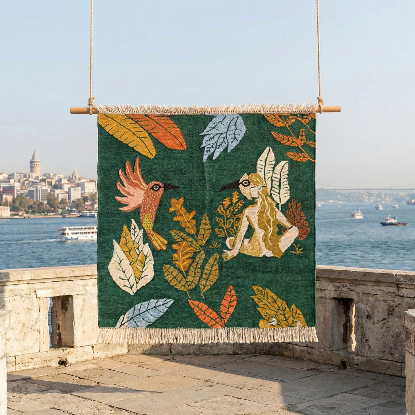 "SPIRIT ANIMAL", by Joanna Winograd, Rug