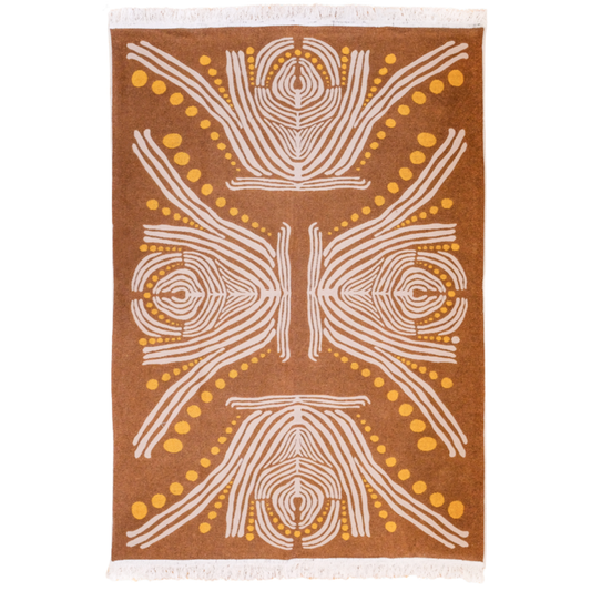 "UNFOLDING", by Monica Bond, Rug