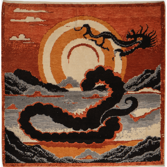 "WILD GRASS SONG", by Gaye Su Akyol - Handwoven carpet