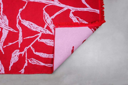 Vegan rug (Double-sided): "BECAUSE OF THE DELICACIES", by Vardal Caniş Su TheKeep