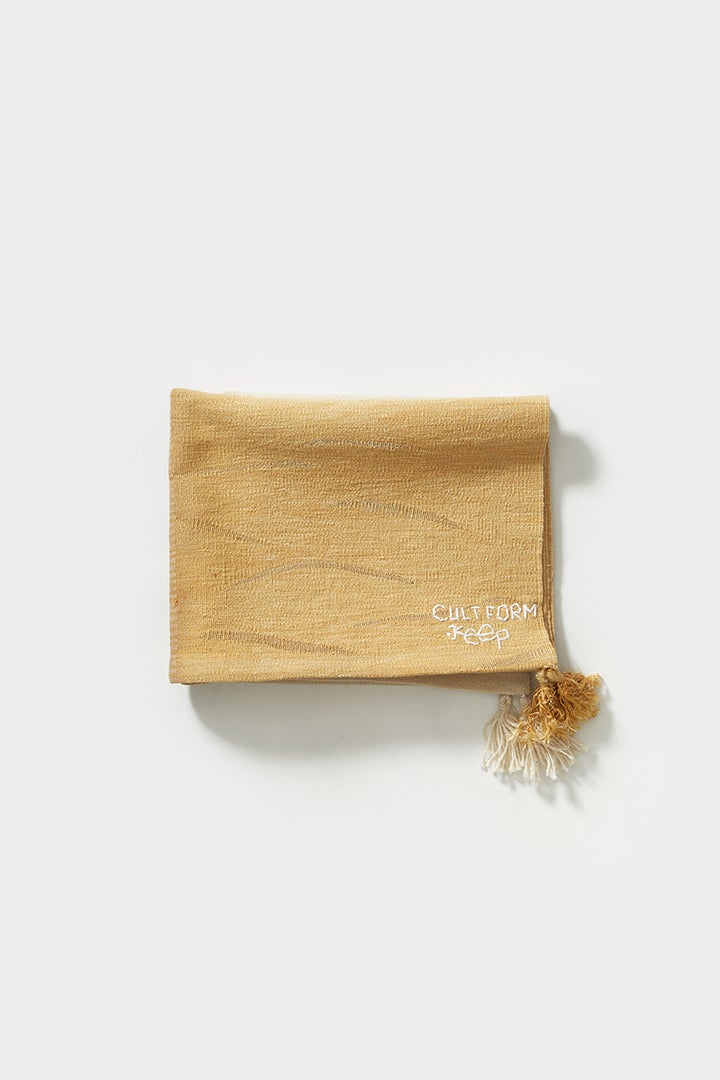Handwoven rug: "MUSTARD", by Merve Arbedan - Cult Form TheKeep