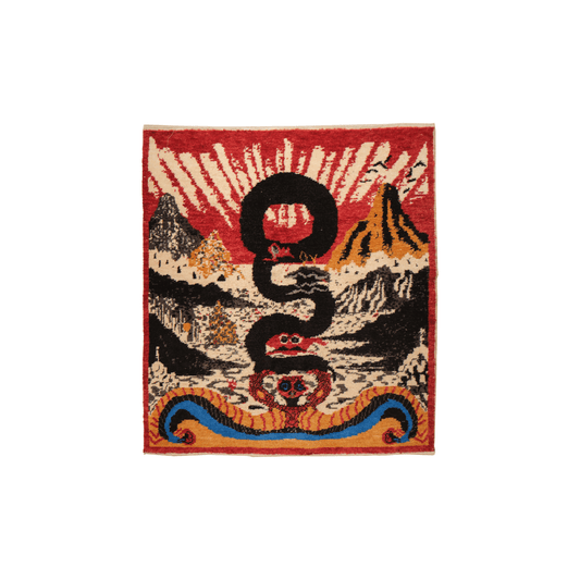 Protector - Designer: Gaye Su Akyol - Handwoven Wool Carpet - TheKeep GlobalHandwoven rug