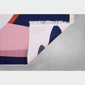 Beige &amp; Marineblau &amp; Rosa