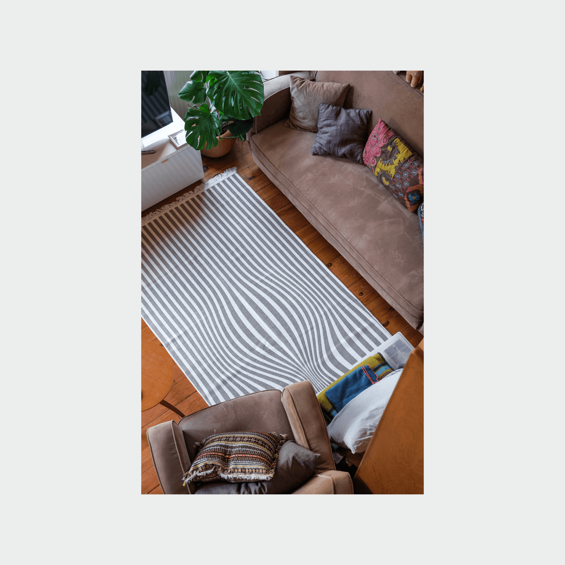 "STRAIGHT BUT NOT", by İdil Girard, Rug - TheKeep GlobalDouble sided rug