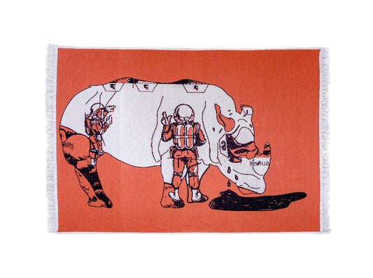 Vegan rug (Double-sided): "SPACE ANIMAL", by Didem Çabukel TheKeep